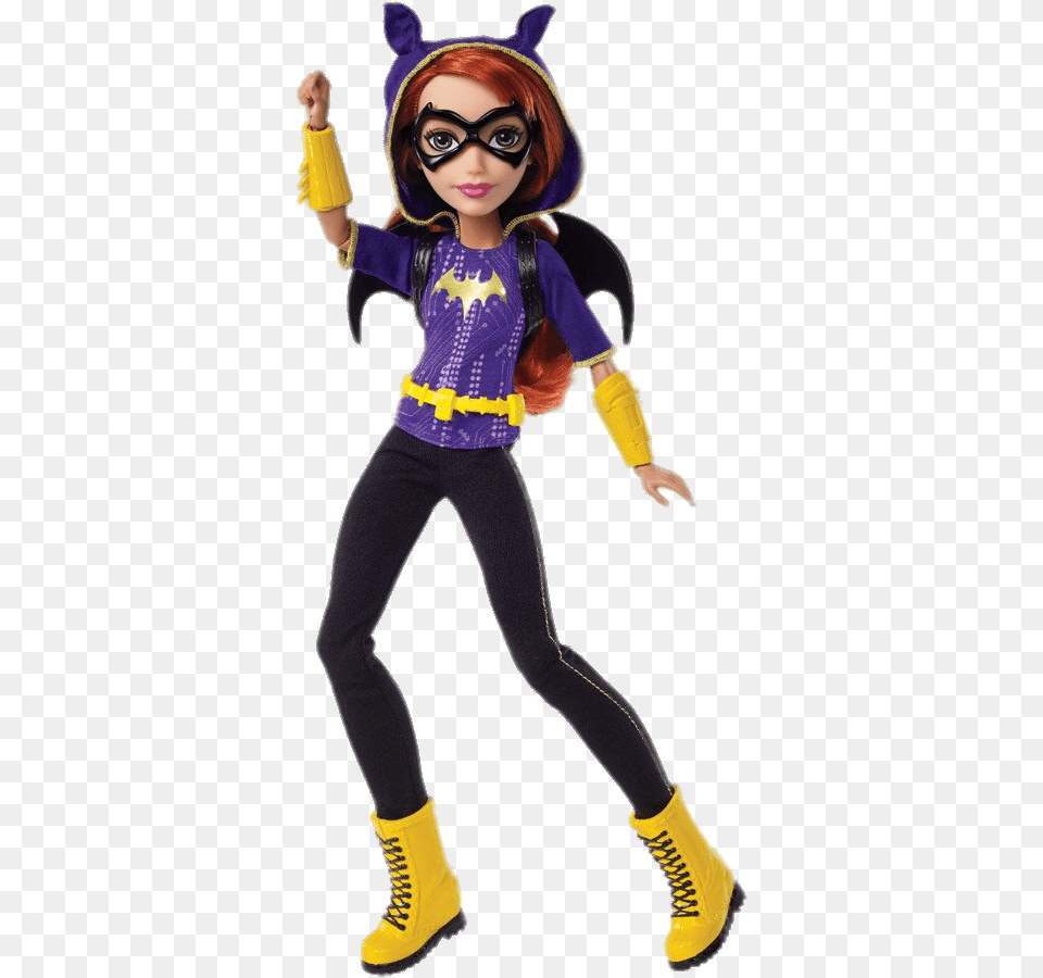 Dc Super Hero Girls Batgirl Action Figure Transparent, Female, Child, Person, Girl Free Png