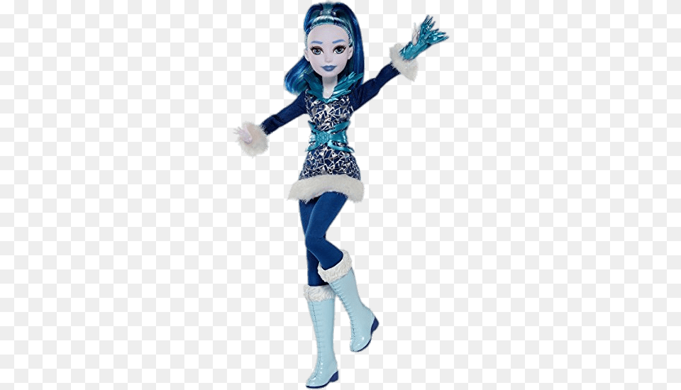 Dc Super Hero Girls Frost Action Figure, Child, Female, Girl, Person Free Png Download