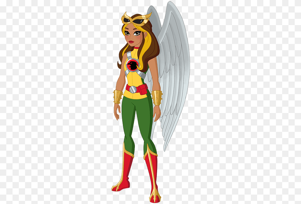 Dc Super Hero Girls Hawkgirl, Person, Face, Head, Cartoon Free Png Download