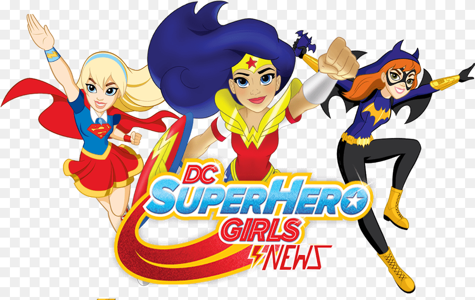 Dc Super Hero Girls News Dc Superhero Girls Batgirl Wonder Woman, Book, Publication, Comics, Baby Free Png