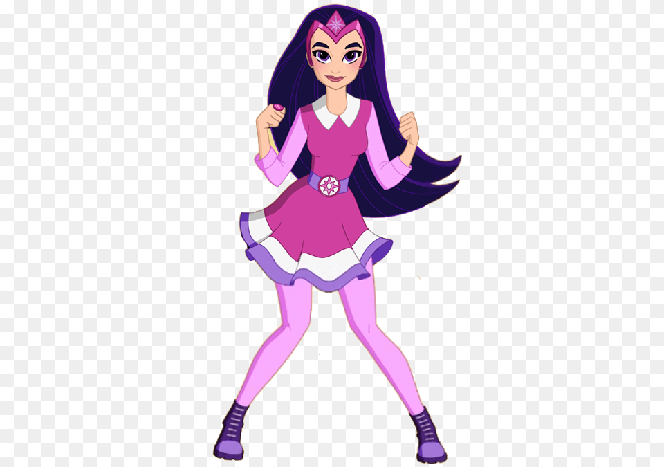 Dc Super Hero Girls Star Sapphire, Book, Purple, Comics, Publication Png