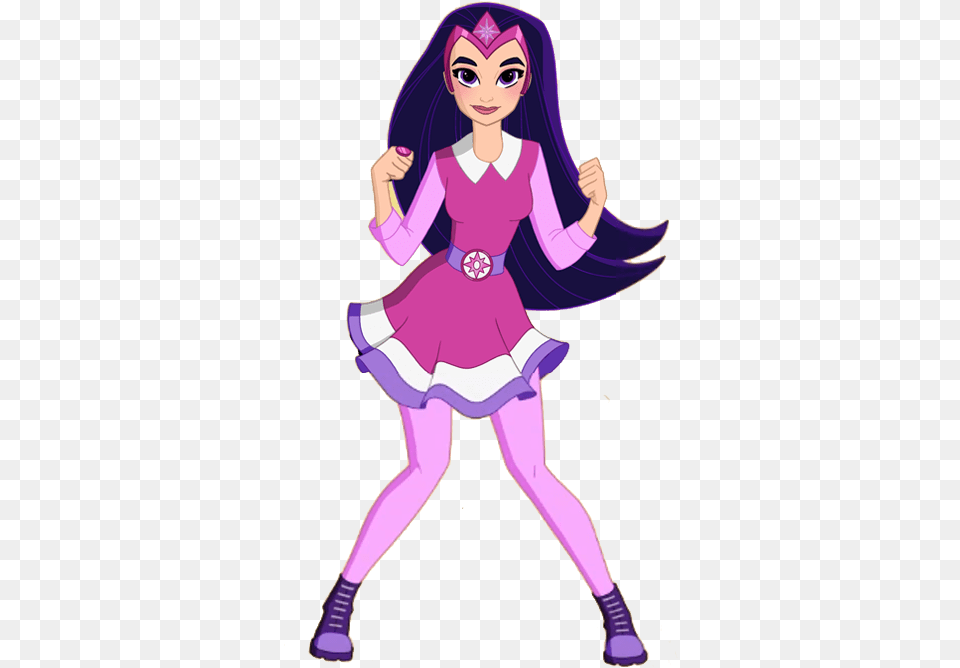 Dc Super Hero Girls Star Sapphire Star Sapphire Dc Superhero, Book, Purple, Comics, Publication Free Png