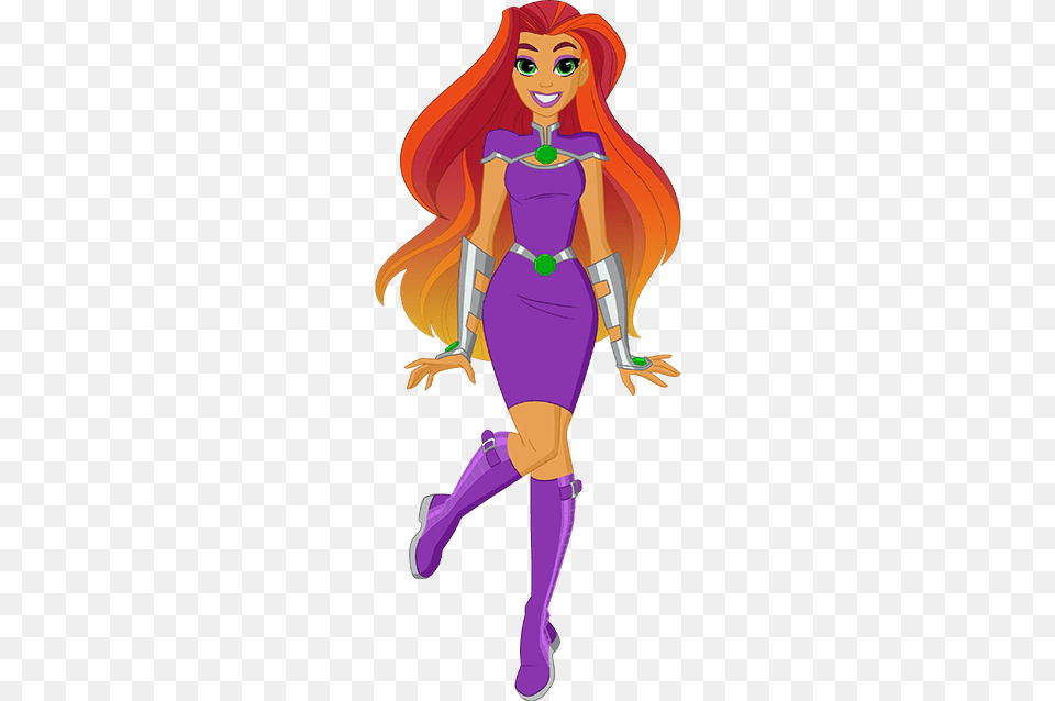 Dc Super Hero Girls Starfire, Art, Book, Publication, Comics Free Transparent Png