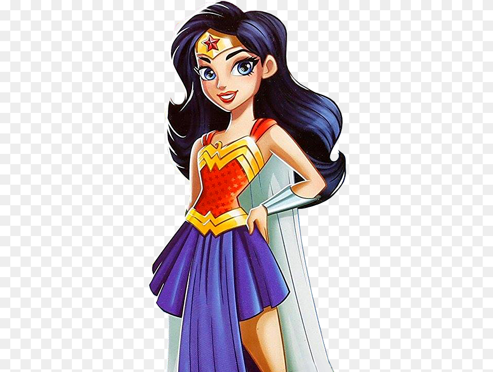 Dc Super Hero Girls Wonder Woman Harley Dc Superhero Girls Wonder Woman Anime, Book, Comics, Publication, Adult Free Png