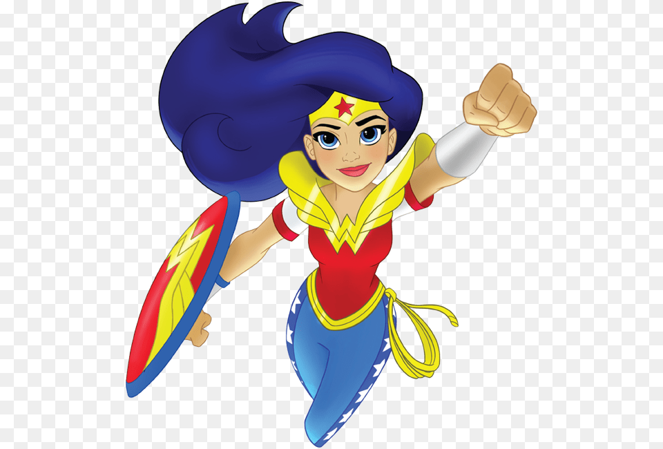 Dc Super Hero Girls Wonder Woman Wonder Woman Dc Superhero Girls, Publication, Book, Comics, Person Free Png