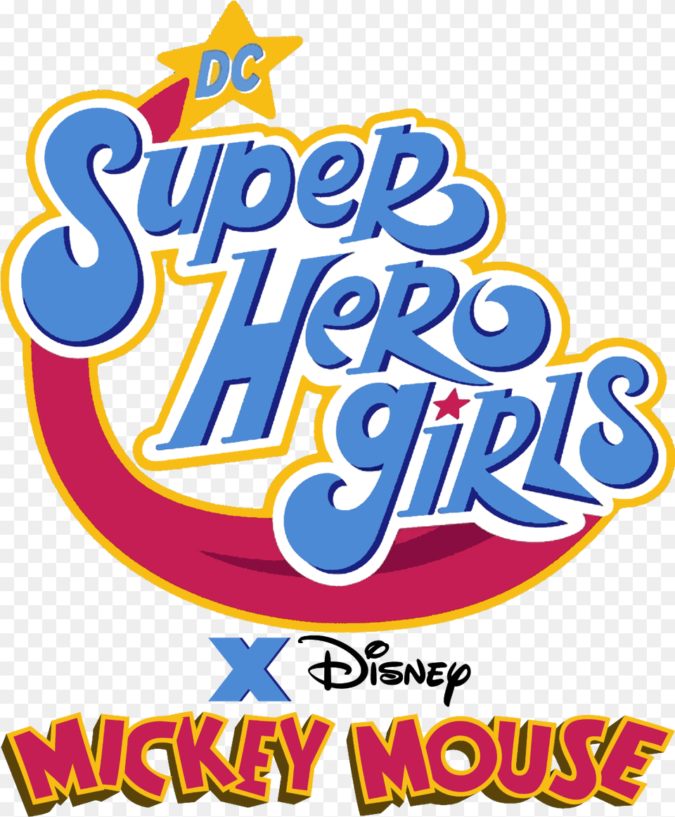 Dc Super Hero Girls X Disney Mickey Mouse Logo Mickey Dc Super Heroes Girls Fanart, Dynamite, Weapon Png Image