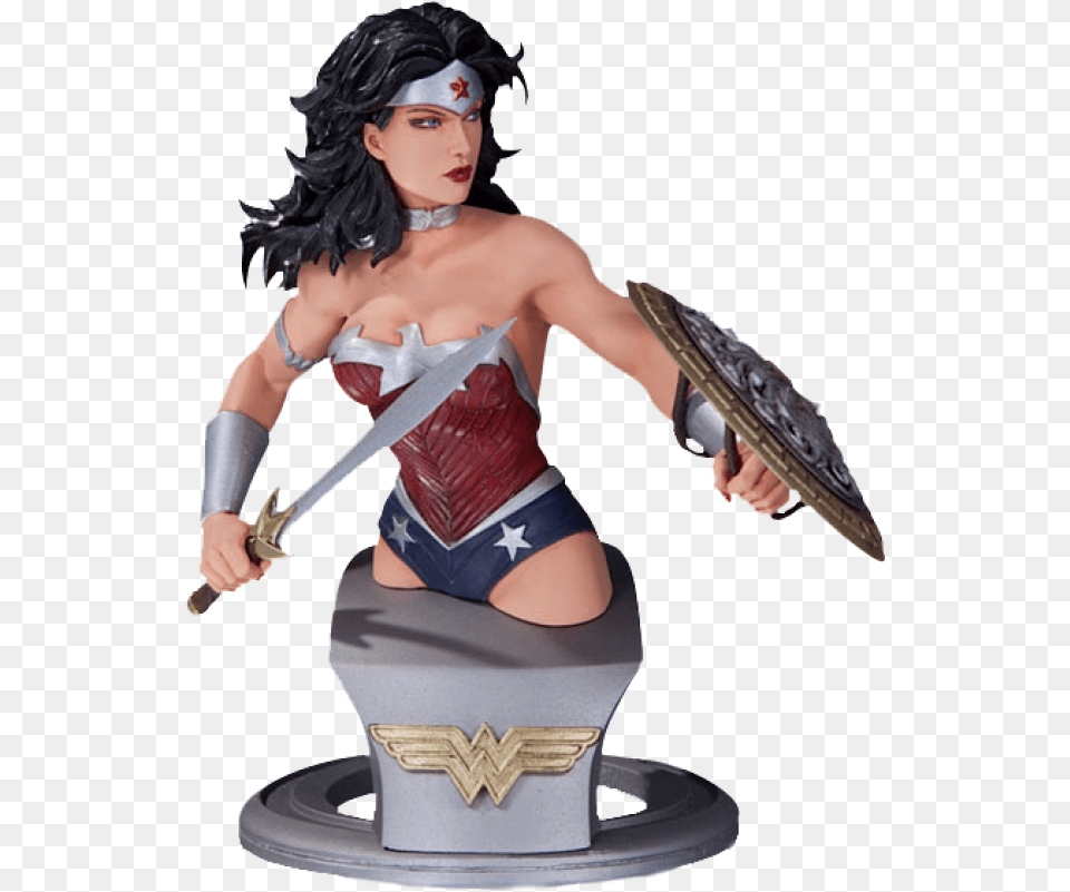 Dc Super Heroes Buste Wonder Woman, Clothing, Costume, Person, Sword Free Png