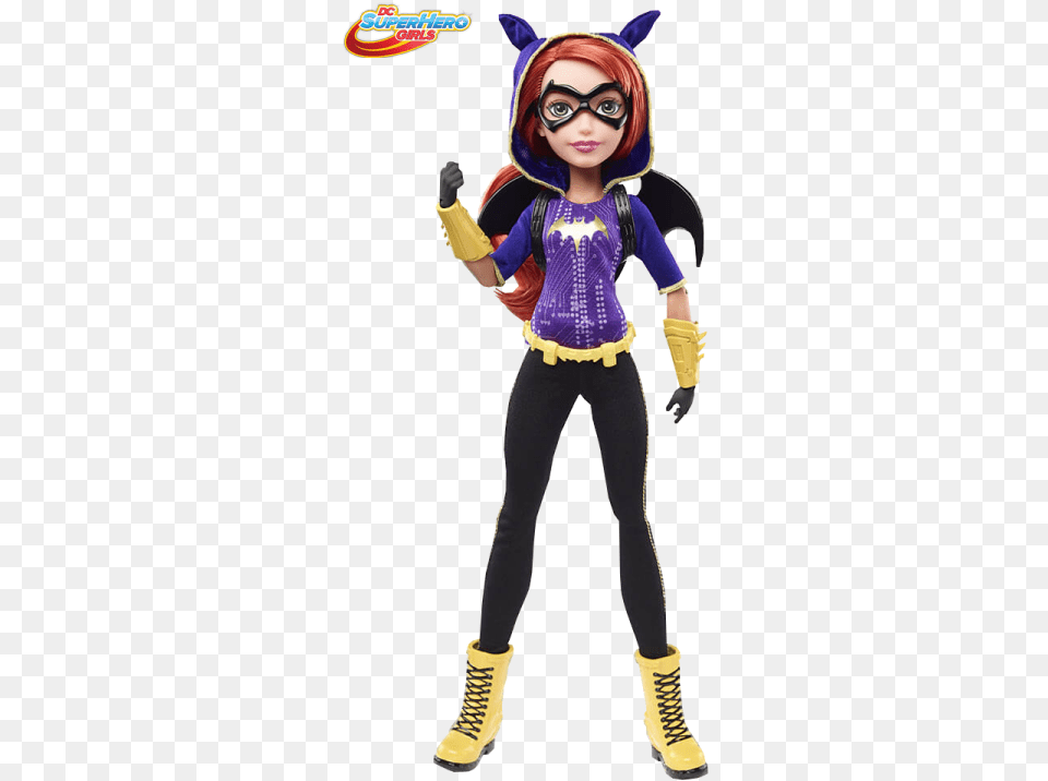 Dc Superhero Girl Batgirl Doll, Clothing, Costume, Person, Book Png