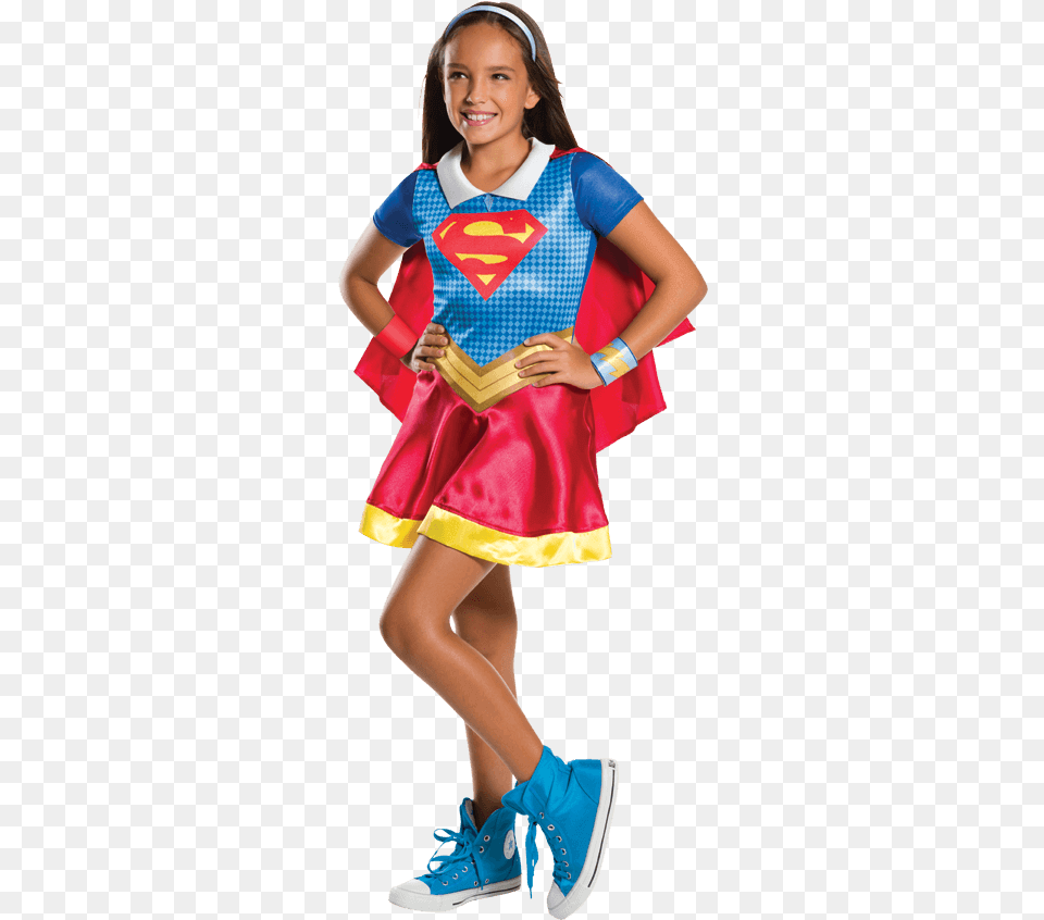 Dc Superhero Girls Supergirl Costume, Clothing, Sneaker, Shoe, Footwear Free Png