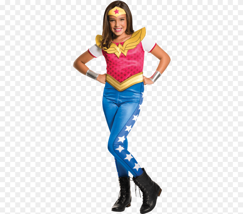 Dc Superhero Girls Wonder Woman Costume Hero And Villain Costumes, Adult, Clothing, Female, Footwear Png