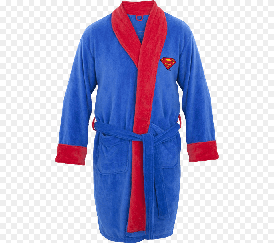 Dc Superman Robe, Clothing, Coat, Fashion, Fleece Png