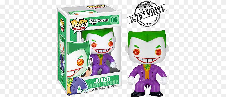 Dc The Joker Funko Joker Pop Heroes, Plush, Toy, Baby, Person Png Image
