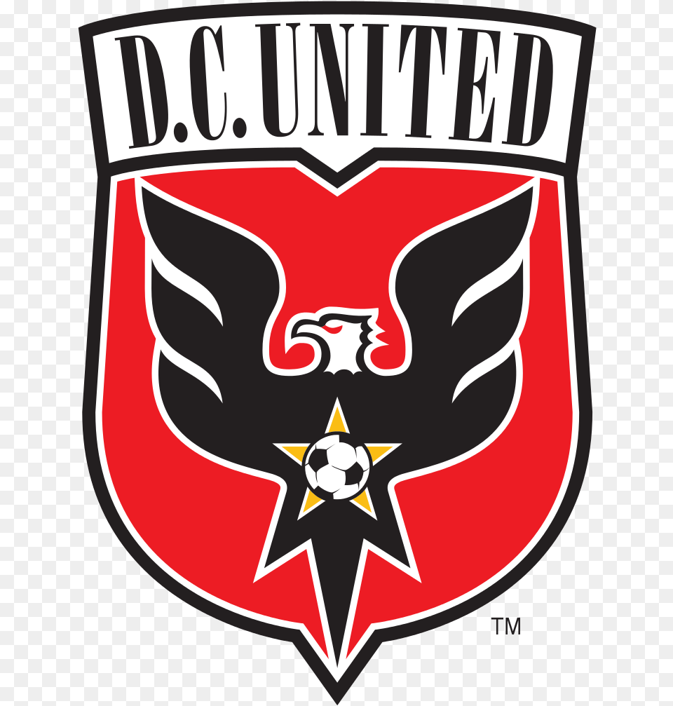 Dc United Fc Logo, Emblem, Symbol, Food, Ketchup Free Png Download
