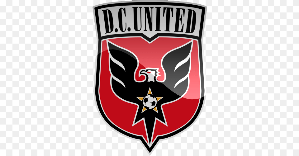 Dc United Logo Dc United Logo, Emblem, Symbol, Food, Ketchup Png Image