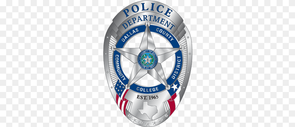 Dcccd Police Badge, Logo, Symbol, Can, Tin Free Transparent Png