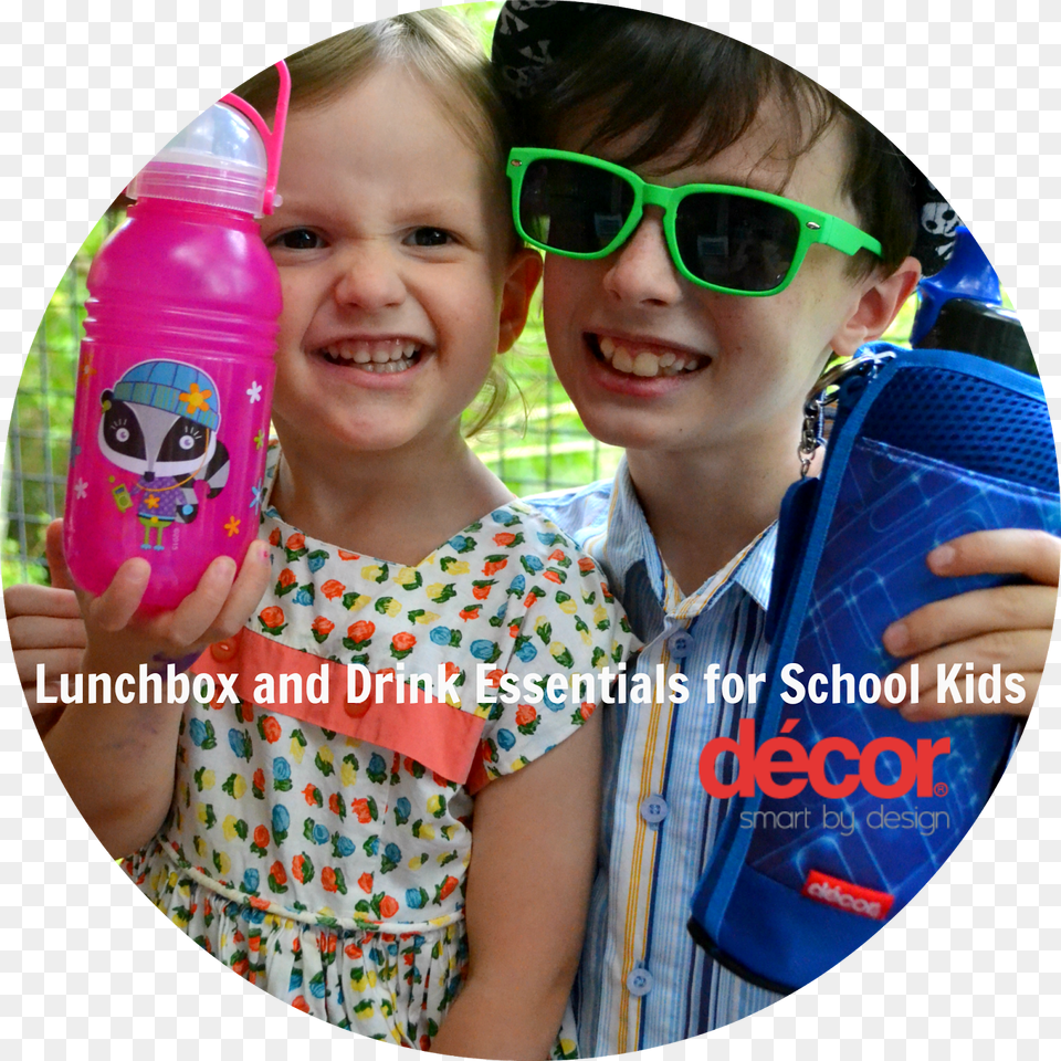 Dcor Lunch And Drink Essentials For Kids Review Fun, Accessories, Portrait, Photography, Person Free Png Download
