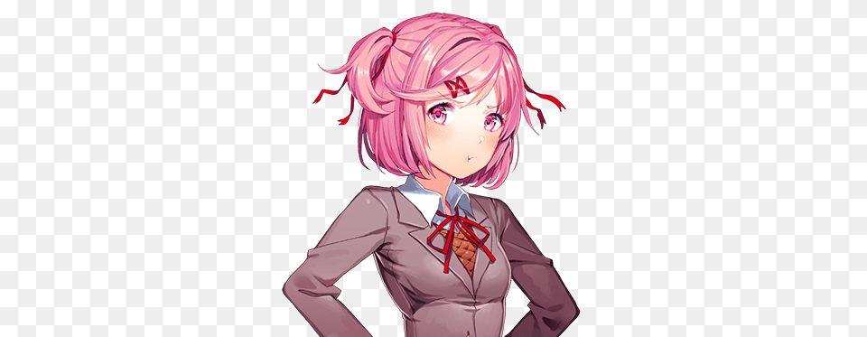 Ddlc, Adult, Publication, Person, Female Free Png Download