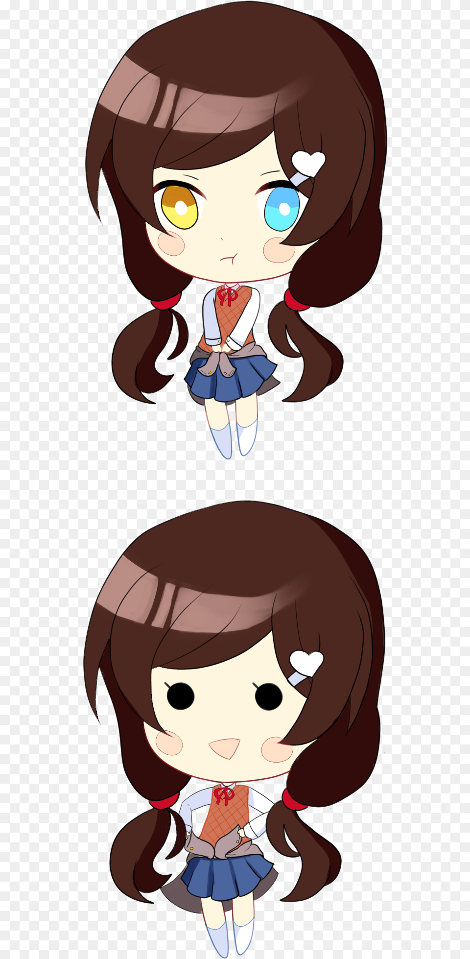 Ddlc Mc Chibi, Book, Comics, Publication, Baby Free Transparent Png