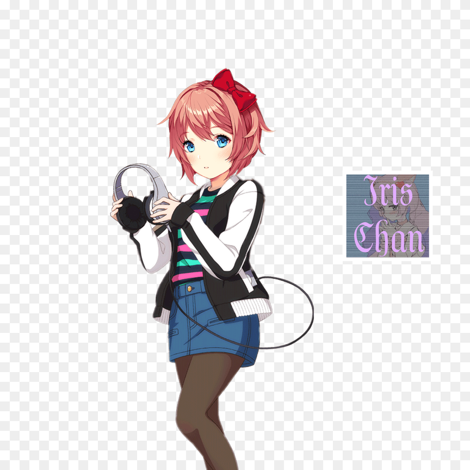 Ddlc Sayori Dokidoki Sprayt, Book, Publication, Comics, Female Png