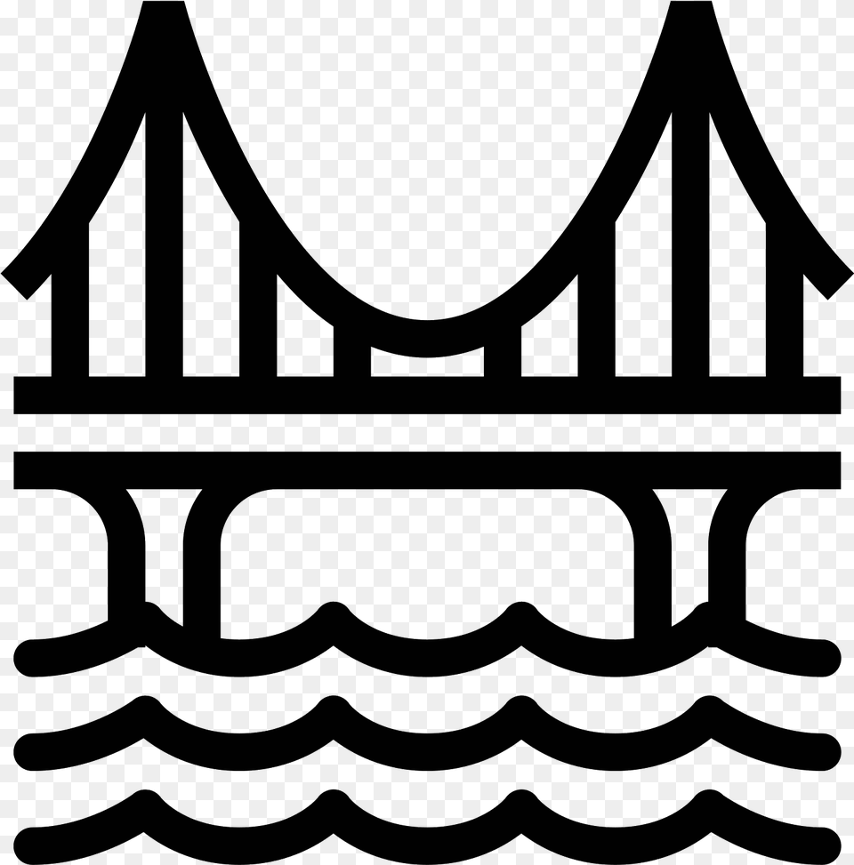 De Abril Bridge Icon Ponte 25 De Abril Icon, Gray Png