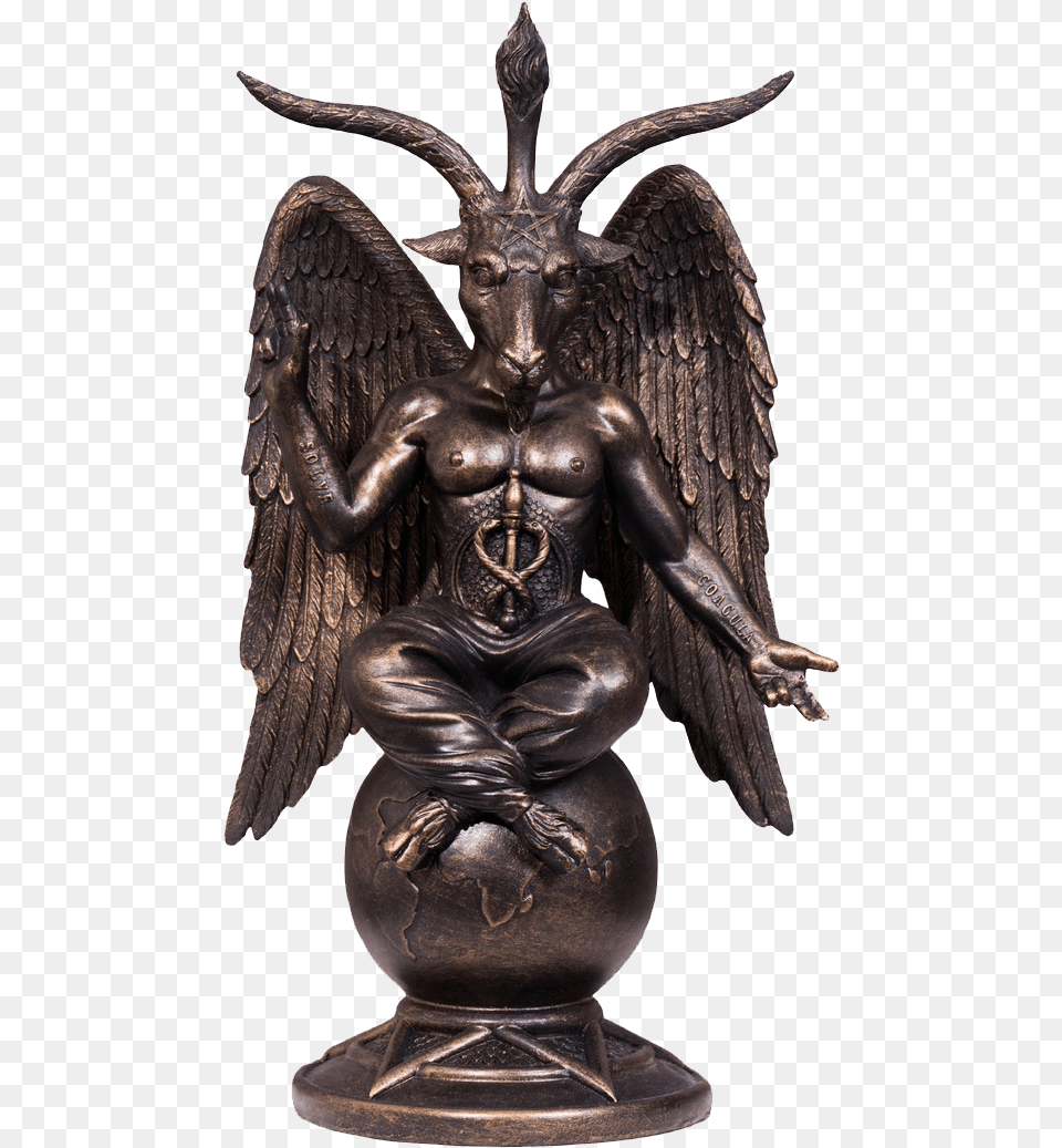 De Baphomet, Bronze, Person, Animal, Bird Png