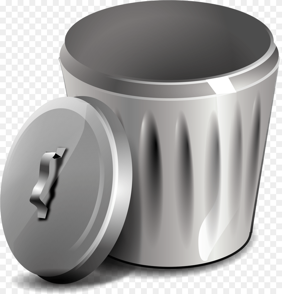 De Basura Cesta Bin Papelera Basura De Residuos Open Trash Can Clipart, Tin, Aluminium, Trash Can, Bottle Png Image