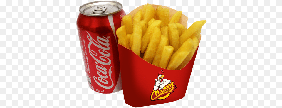 De Batata Frita Express E Refrigerante 350ml Coca Cola, Food, Fries, Can, Tin Png