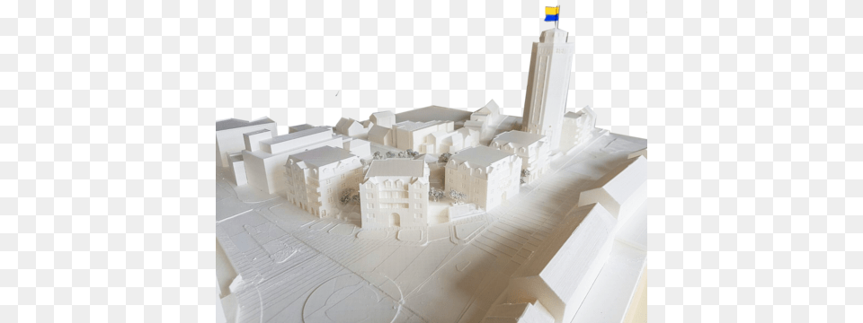 De Biase Architecten Bna Wanted To 3d Print A Model 3d Printed Architectural Model Site, Architecture, Building Free Png