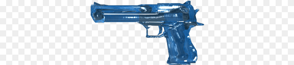 De Blue Crystal Desert Eagle Blue Camo, Firearm, Gun, Handgun, Weapon Png