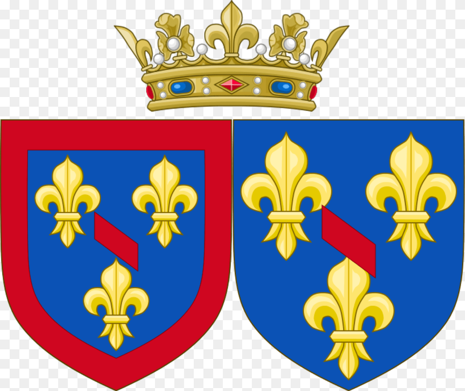 De Bourbon Coat Of Arms, Armor, Accessories, Jewelry, Shield Png Image