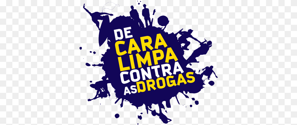 De Cara Limpa Contra As Drogas, Art, Graphics, Purple, Advertisement Free Png Download
