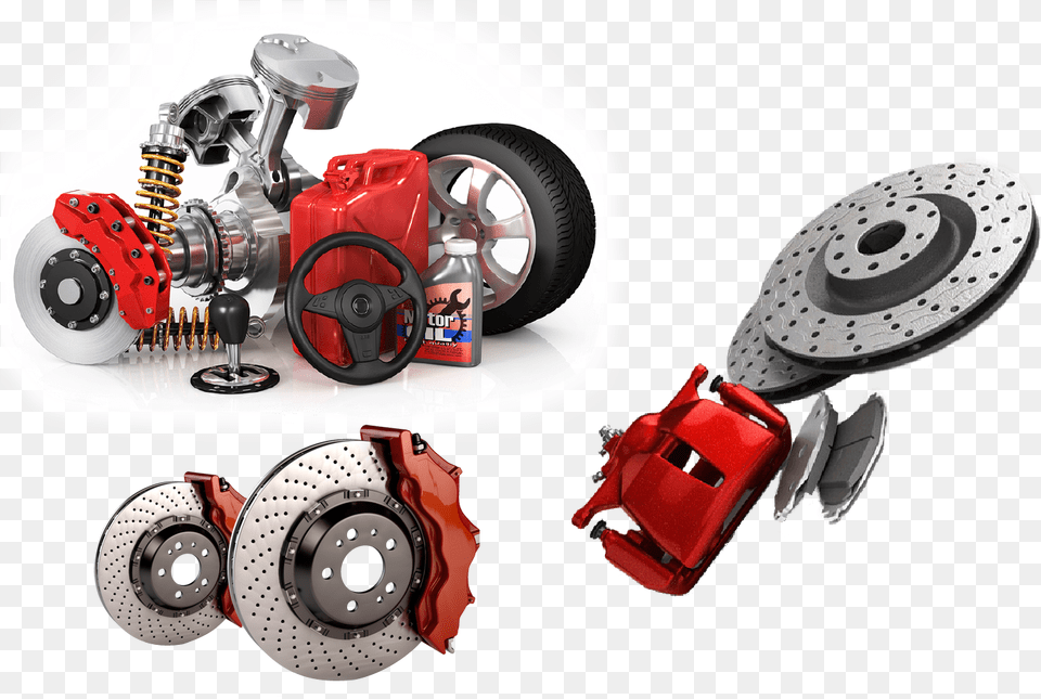 De Carro 3d, Machine, Wheel, Brake, Device Free Png Download