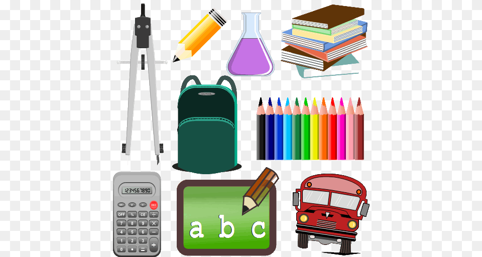 De Clipart Para Usar Con La De Aoo, Pencil, Bus, Transportation, Vehicle Free Png