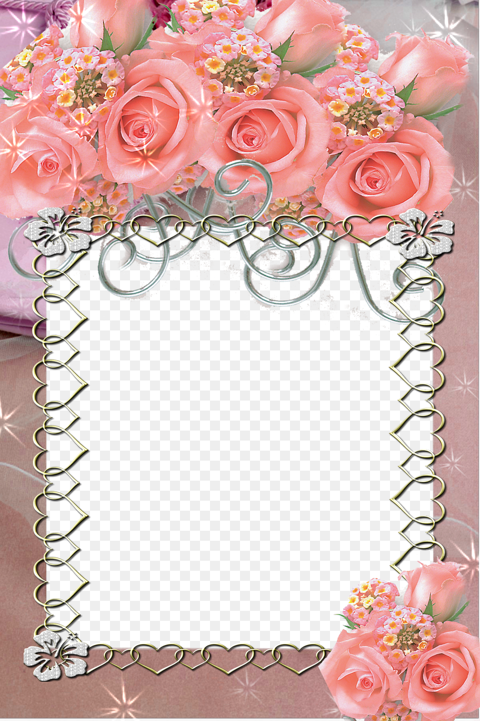 De Frames 9 Central Photoshop Garden Roses, Rose, Plant, Flower, Flower Arrangement Free Png Download