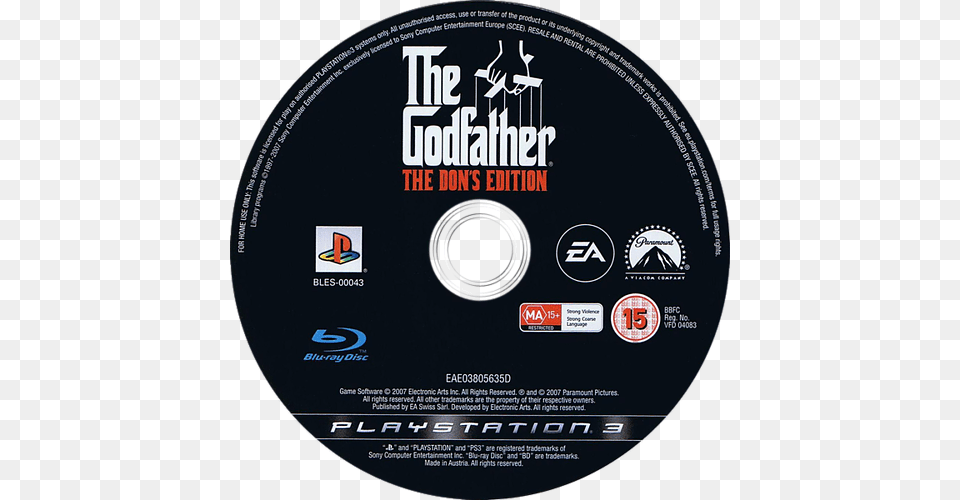 De Godfather The Don39s Edition Packages, Disk, Dvd Free Transparent Png