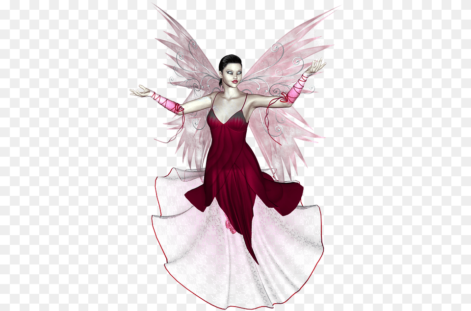 De Hadas Alas Fantasa Cuento 3d Que Vuelan 3d Fairy, Dancing, Leisure Activities, Person, Adult Free Png