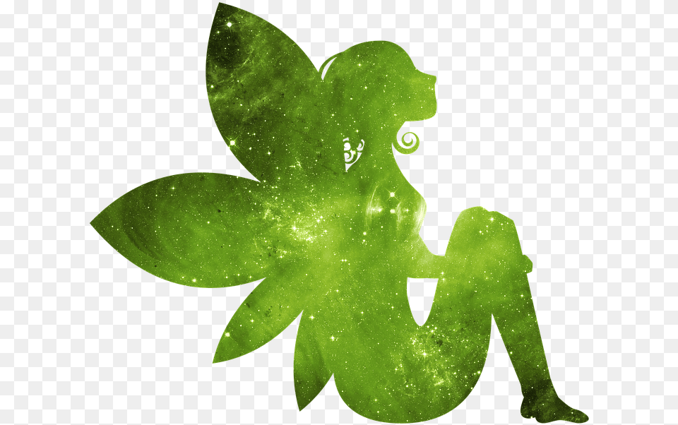 De Hadas Galaxy Hada De La Galaxia Estrellas Louisa May Alcott Fairy Song, Green, Leaf, Moss, Plant Png Image