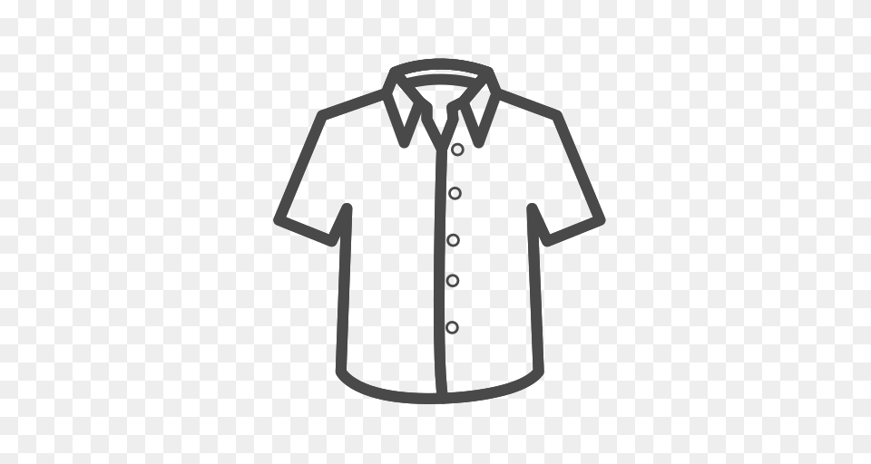 De Homens De Camisa Livre De Clothing Icons Stroke, Shirt, Accessories, Formal Wear, Tie Free Png