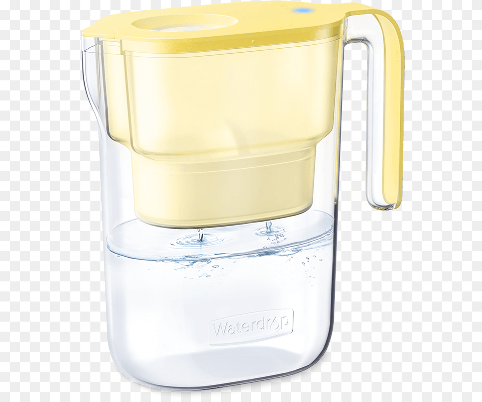 De Lovely 5cup Water Filter Pitcher Yellow Serveware, Jug, Water Jug, Appliance, Device Free Png Download