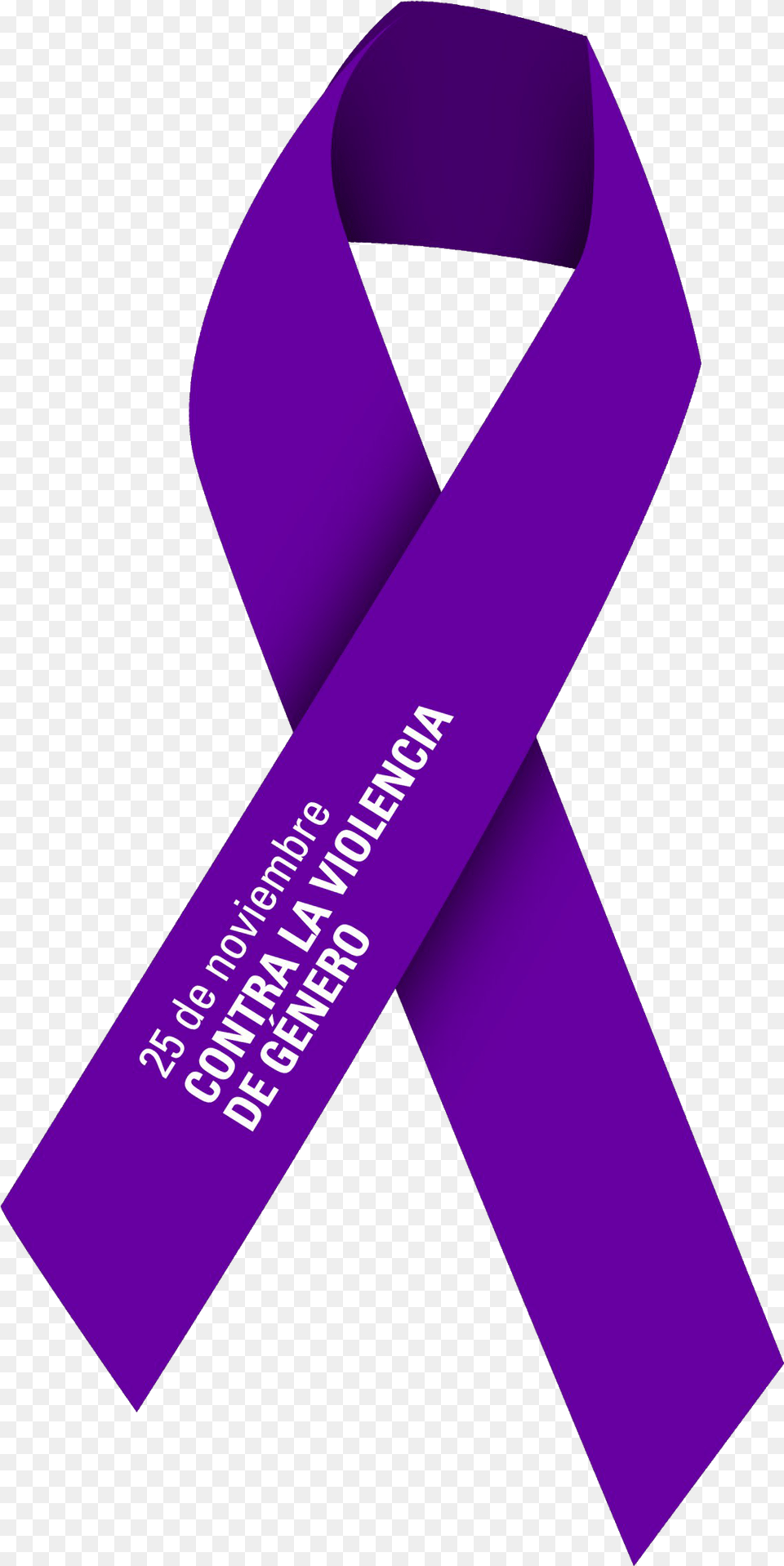 De Luto Lazo Contra La Violencia De Gnero, Purple, Sash Png Image