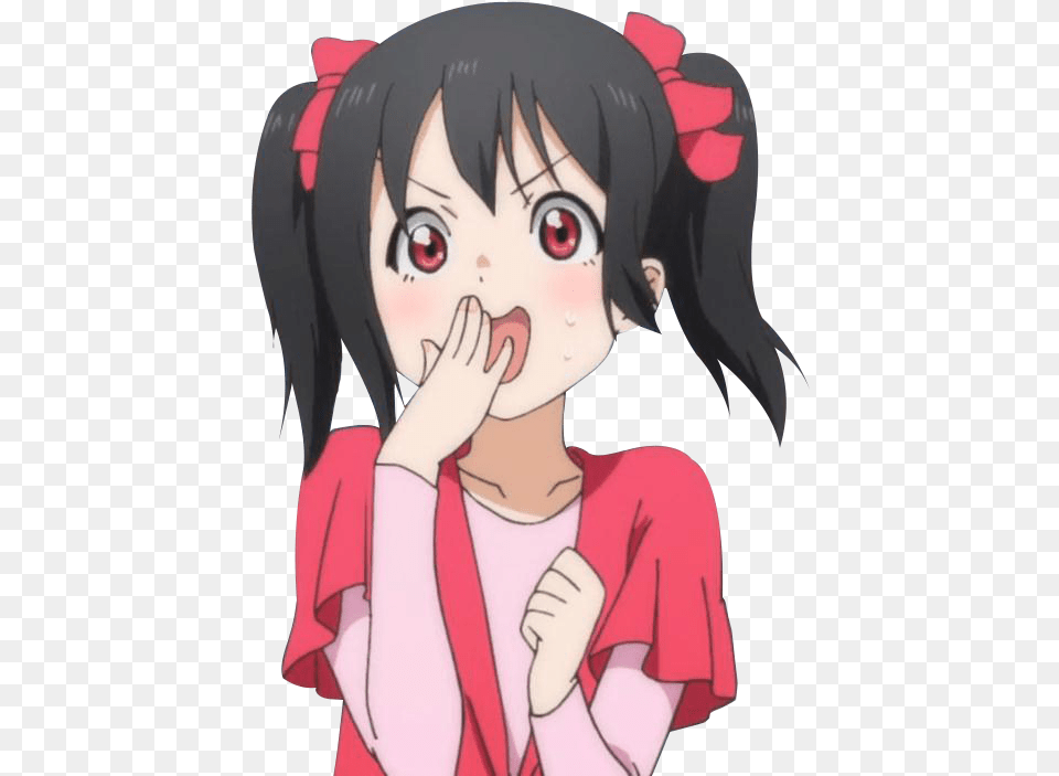 De Nico Yazawa Anime Girl Laughing, Book, Comics, Publication, Baby Free Png Download