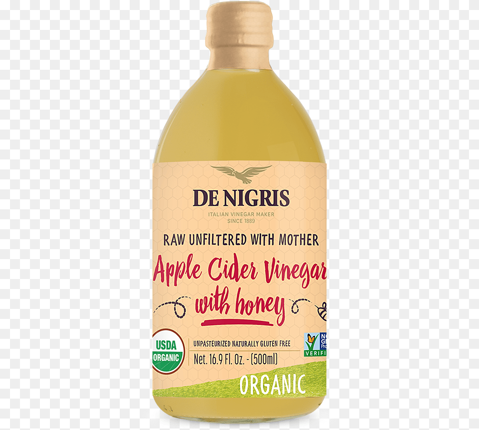 De Nigris Apple Cider Vinegar, Animal, Bird, Bottle, Cosmetics Png Image