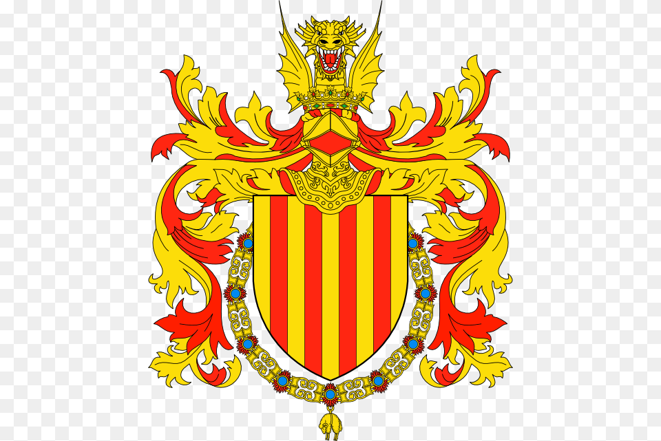 De Oro Cuatro Palos De Gules Escudo Del Apellido Cervantes, Emblem, Symbol, Adult, Bride Free Transparent Png