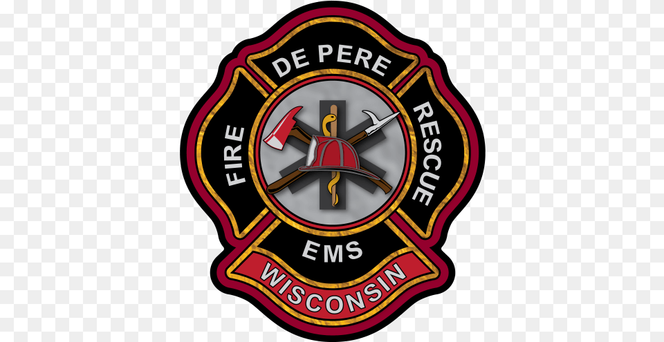 De Pere Wisconsin De Pere Fire Department, Food, Ketchup, Logo, Badge Png Image