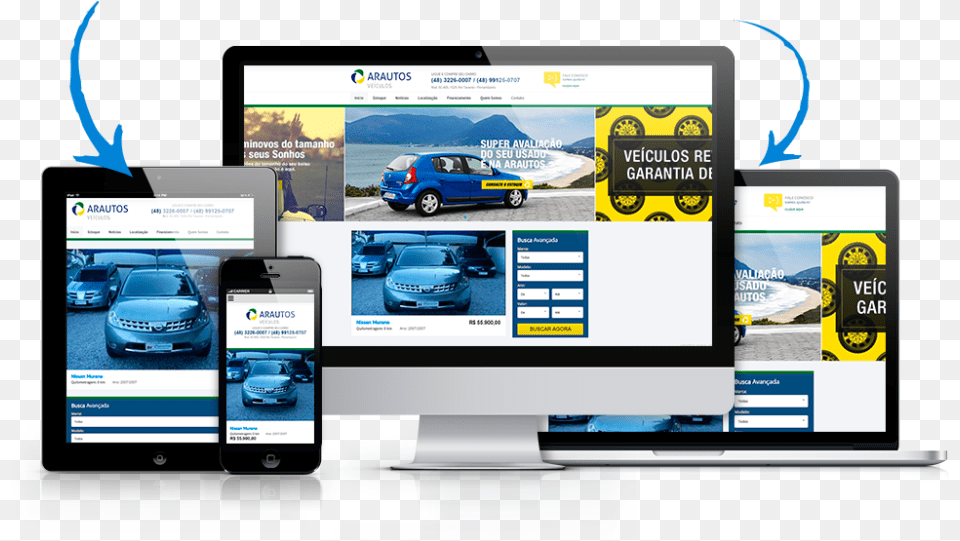 De Site Para Lojas De Carros Gadget, Car, Vehicle, Transportation, Screen Free Transparent Png
