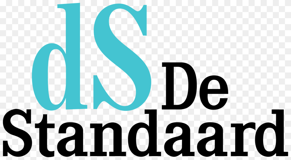 De Standaard Logo, Text, Green Png Image