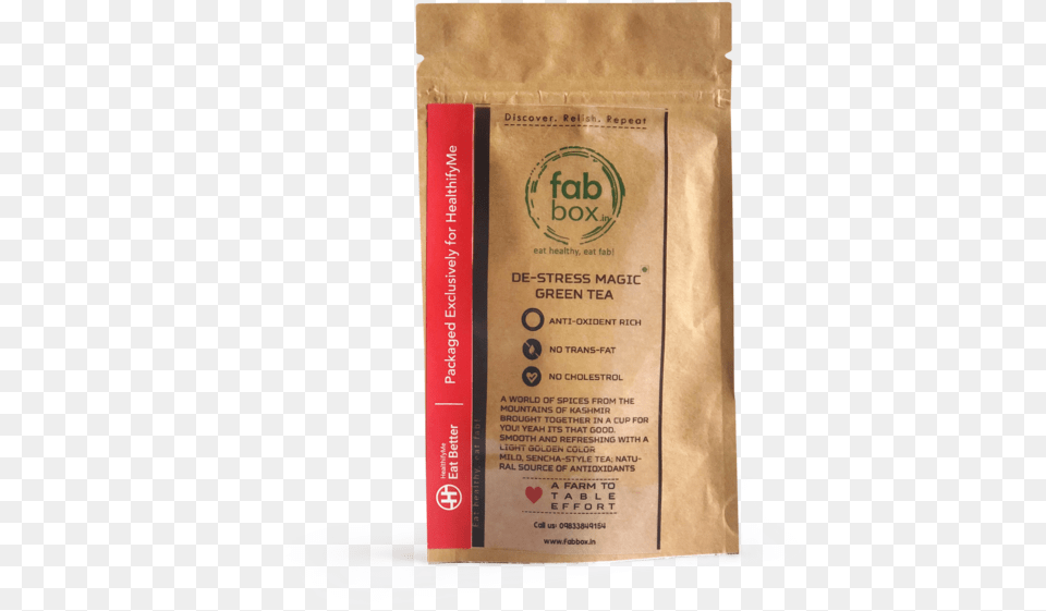 De Stress Magic Green Tea Pack Of 2 Paper Bag, Powder Free Transparent Png