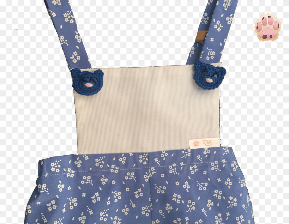 De Tela Azul Cielo Flores Blancas Shoulder Bag, Accessories, Handbag, Purse, Apron Png Image