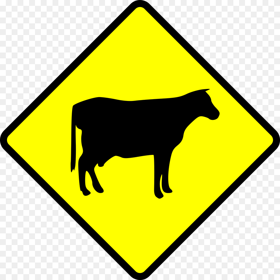 De Transito Vaca, Sign, Symbol, Road Sign, Animal Free Transparent Png