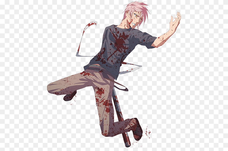 Dead Anime Character Transparent, Book, Comics, Publication, Adult Png